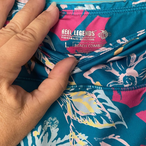 Reel Life Summer Matching Set Women Large - Extra Large Swim Cover Up Tropical - Picture 7 of 16